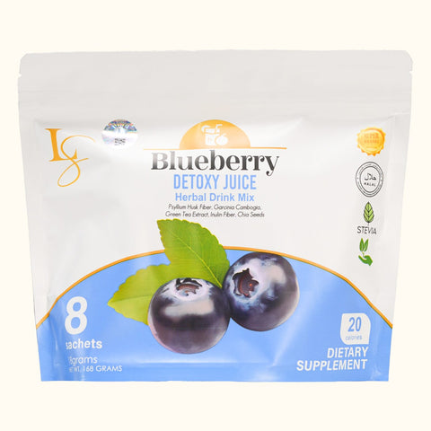 Luxe Slim Blueberry Detoxy Juice 168g - 8 sachet