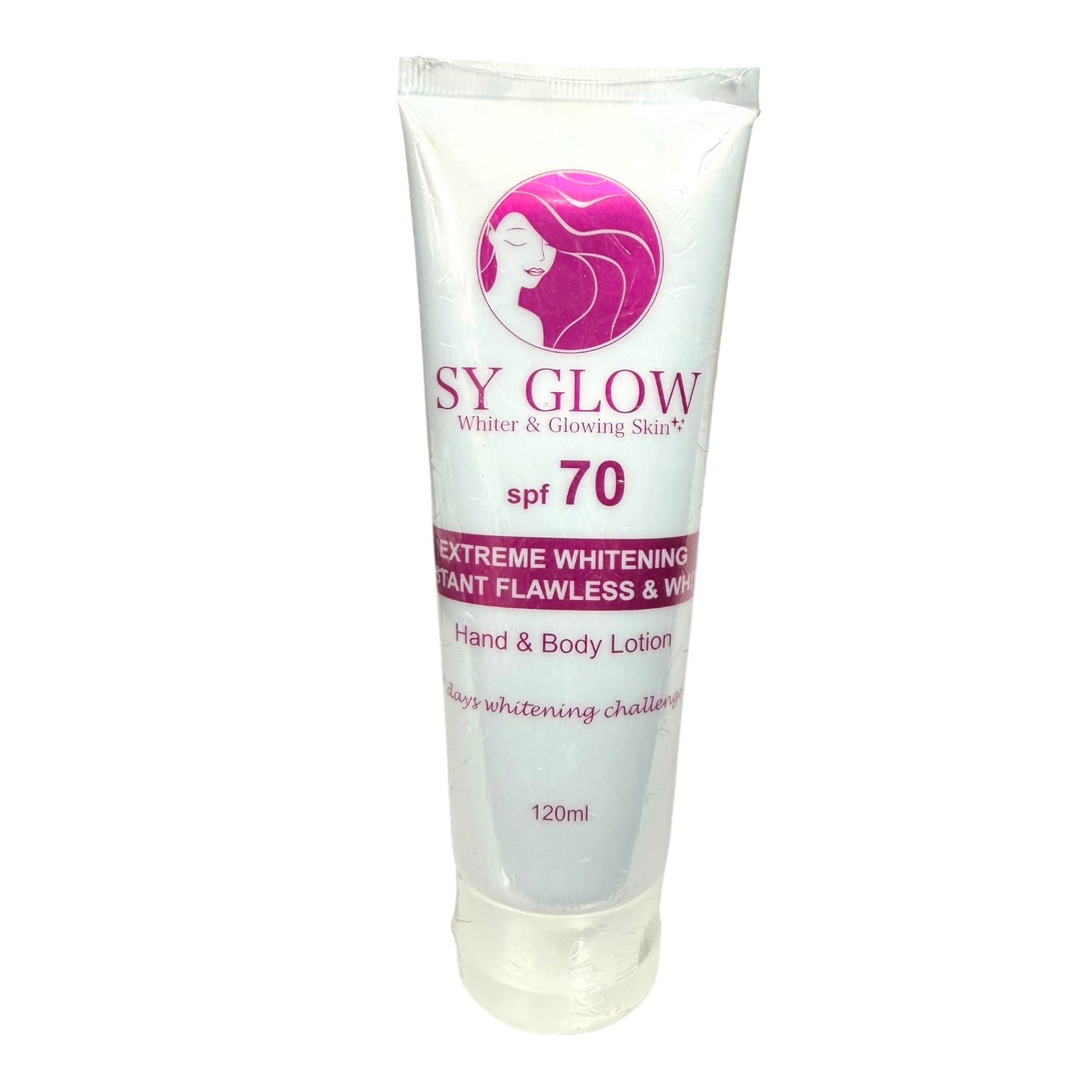 SY GLOW - Extreme Whitening Instant Flawless & White Hand and Body Lotion SPF 70 - 120ml