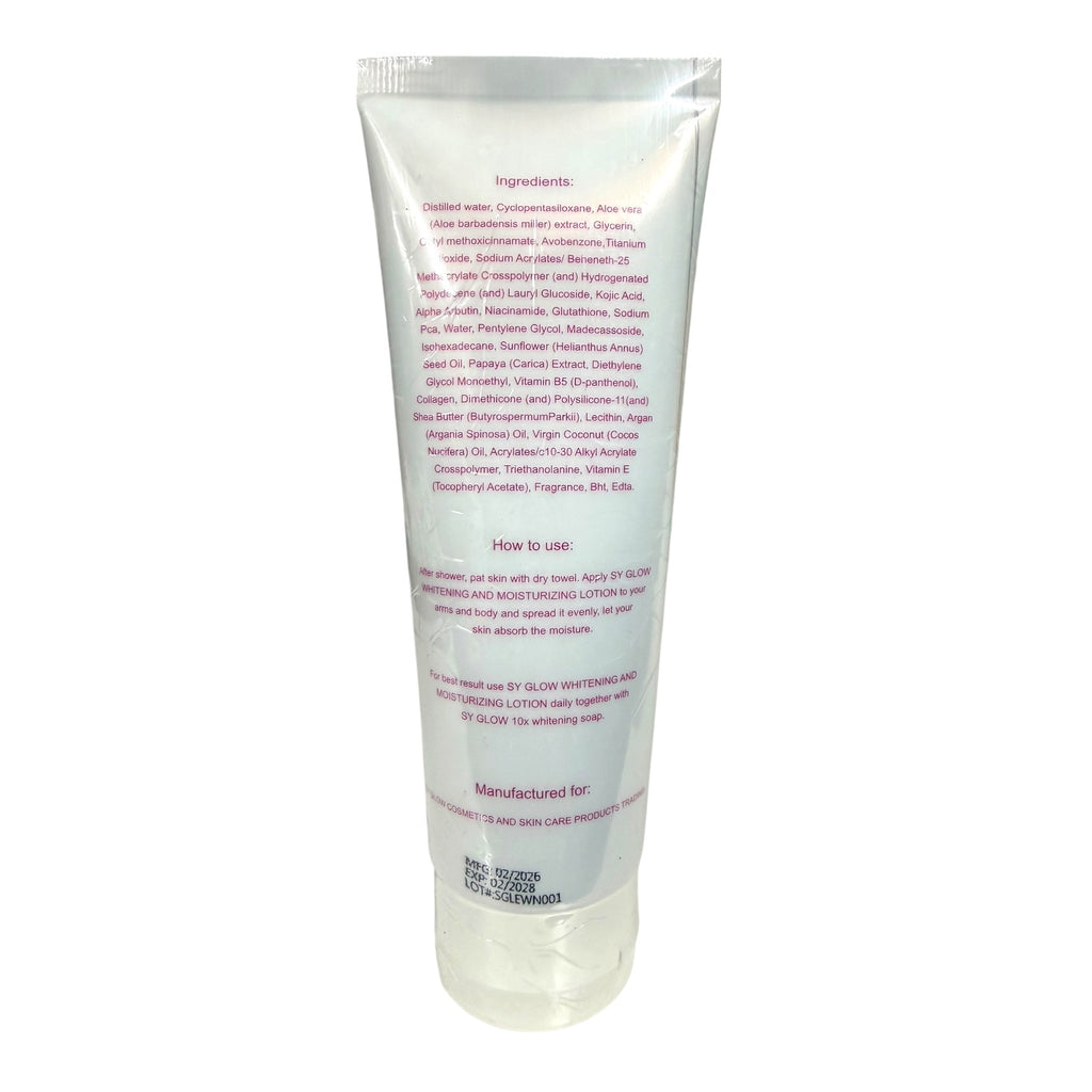 SY GLOW - Extreme Whitening Instant Flawless & White Hand and Body Lotion SPF 70 - 120ml