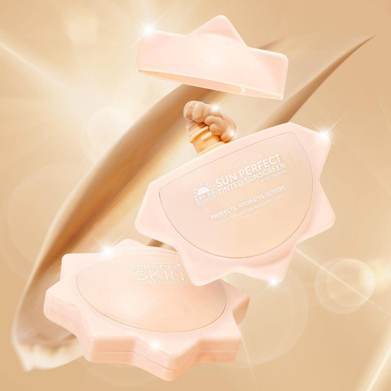 日焼け止め HIKARI TINTED SUNSCREEN SPF 50 Hikari Skin - Premium Sun Perfect Tinted Sunscreen SPF 50 - 50g