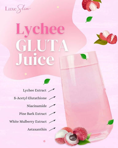 Luxe Slim - Lychee Gluta Juice 8 x 21g