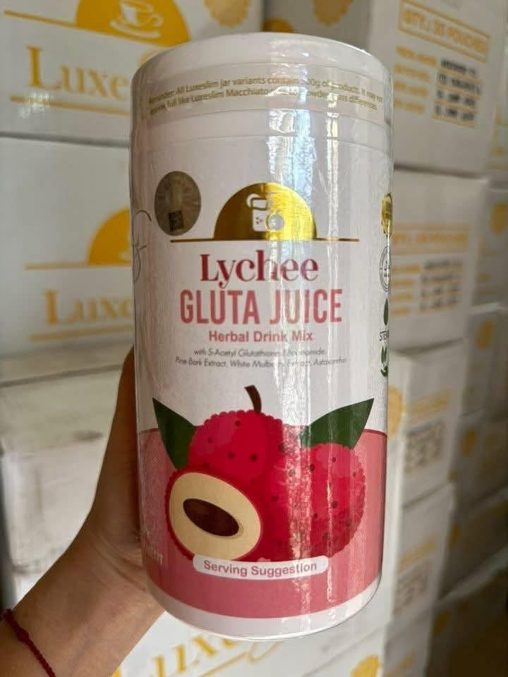 Luxe Slim - Lychee Gluta Juice Canister 500g ( HALF KILO )