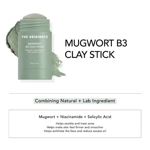 The Originote Mugwort B3 Clay Stick 40g