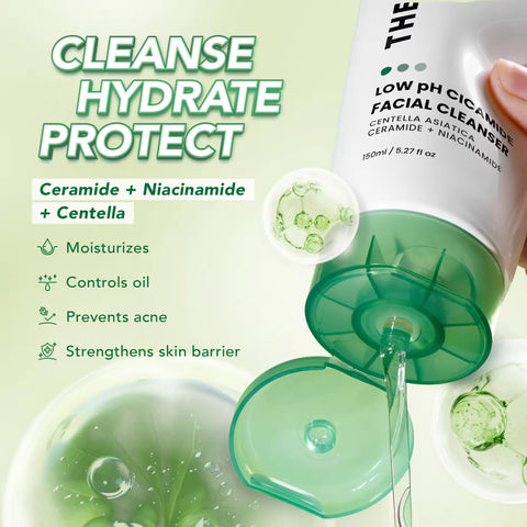 The Originote Low pH Cicamide Facial Cleanser 150ml