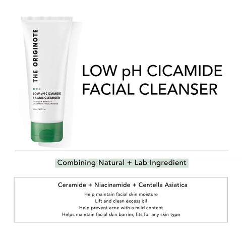 The Originote Low pH Cicamide Facial Cleanser 150ml