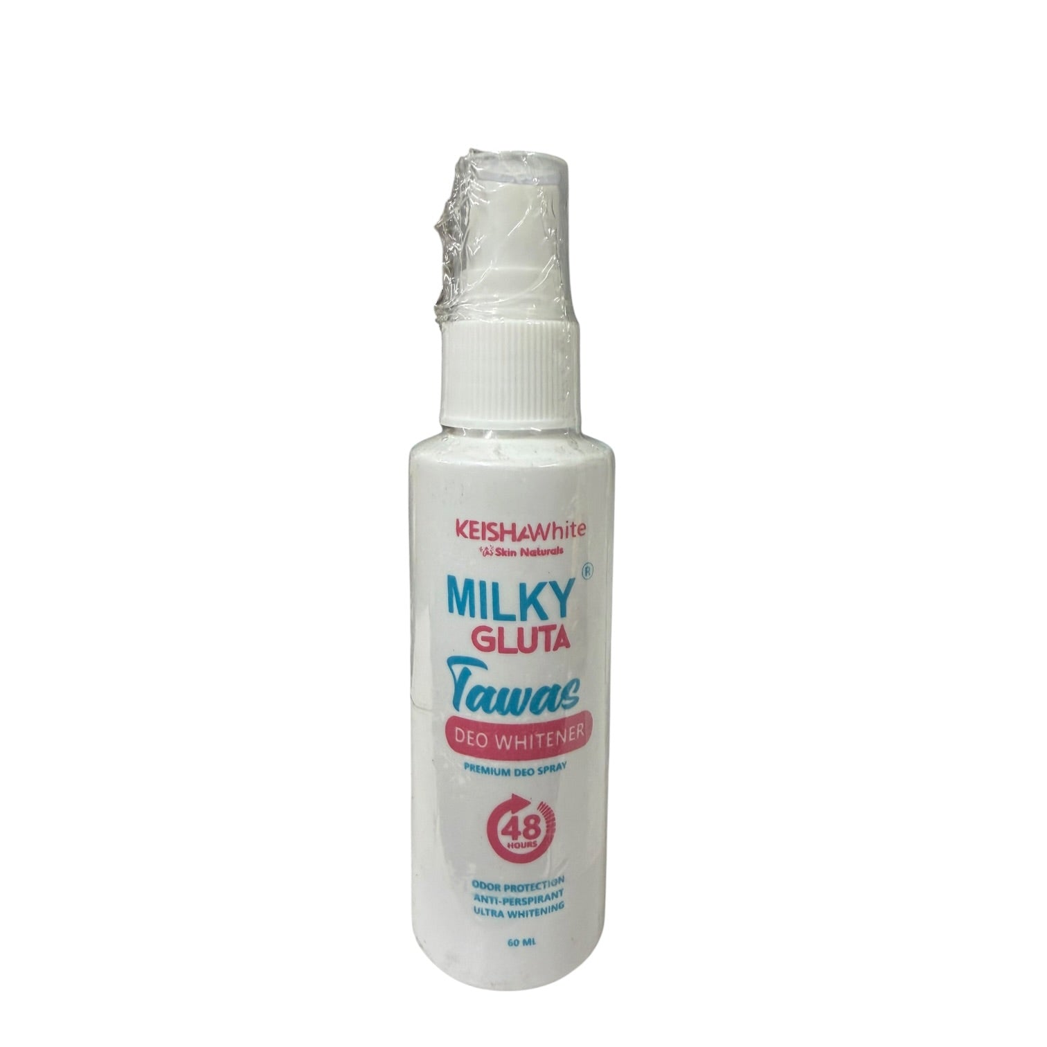 Keisha White Milky Gluta Tawas Deo Whitener Spray (60ml)