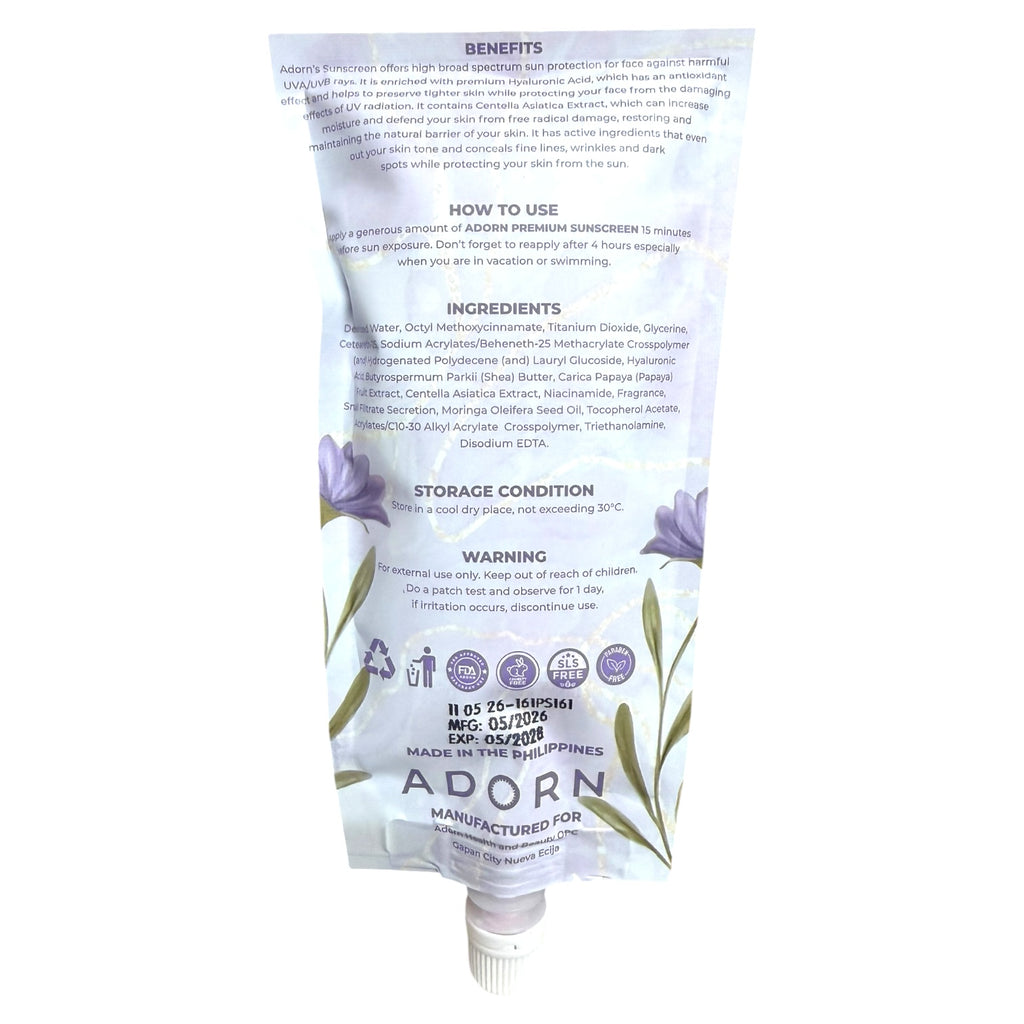 ADORN - Premium Sunscreen SPF 50 - 50g