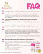 Luxe Skin - Beauty Talks - BOOSTER C+C | Vitamin C - Collagen 60 capsule ( pink cap ) ( expiry January 2026)