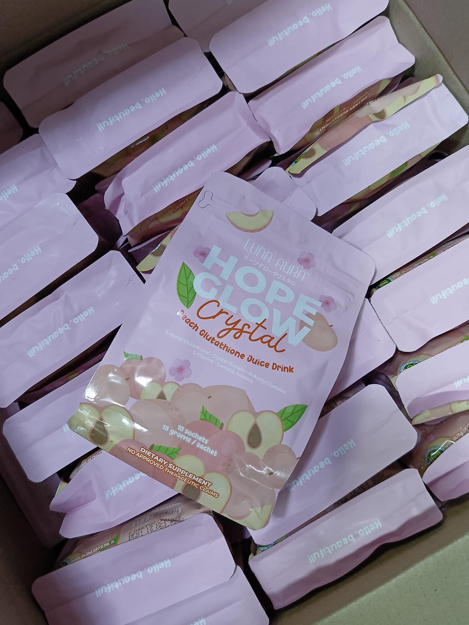 Luna Aura - Crystal Peach  Juice Drink 10 sachet