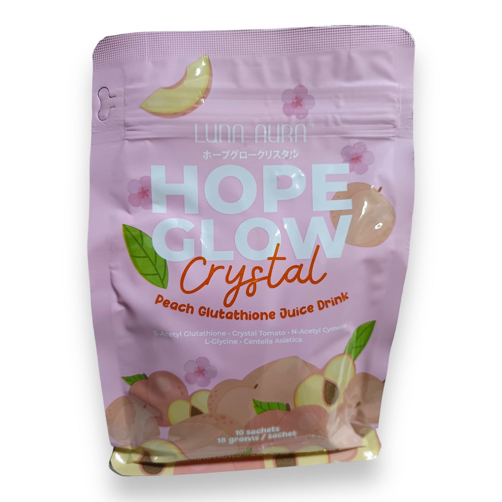 Luna Aura - Crystal Peach  Juice Drink 10 sachet