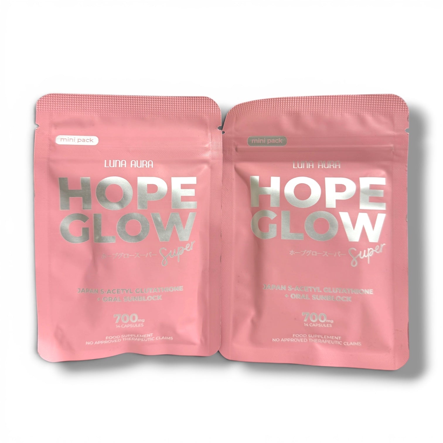 Luna Aura Hope Glow Super - Mini Pack 700mg 14 capsule x 2 pack