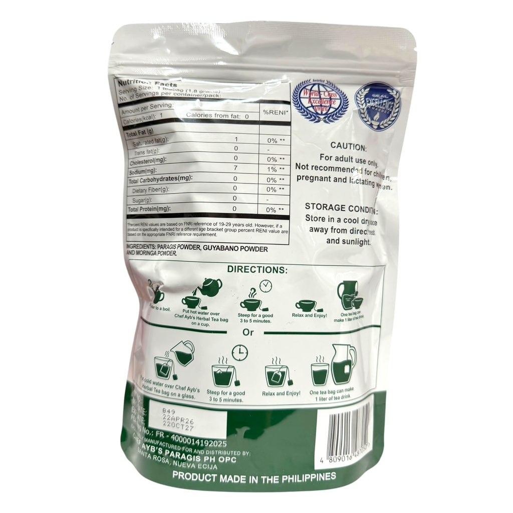 Paragis w/ Moringa & Guyabano Tea 36g - 20 tea bags