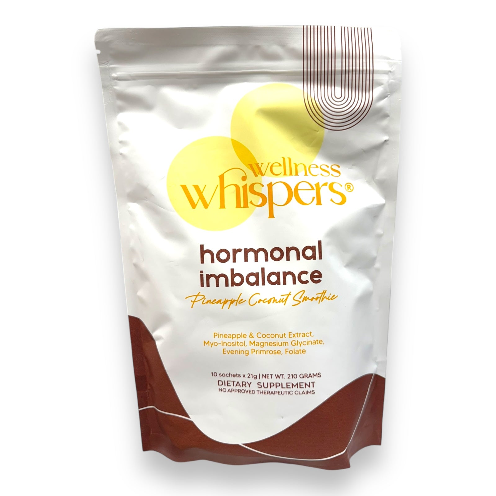 Wellness Whispers - Hormonal Imbalance - PINEAPPLE COCONUT SMOOTHIE 10 x 21g