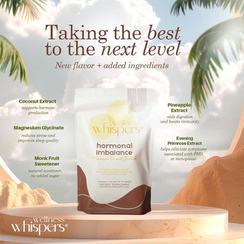 Wellness Whispers - Hormonal Imbalance - PINEAPPLE COCONUT SMOOTHIE 10 x 21g