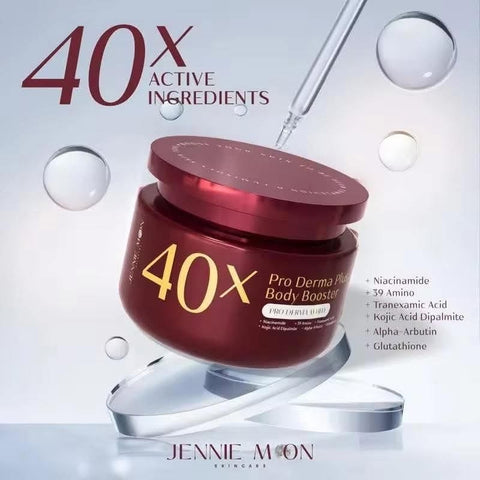 Jennie Moon - 40X Pro Derma Plus Body Booster - 40X Active Ingredients Whitening Complex - Pro Derma White 250g