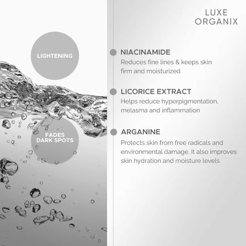 Luxe Organix  - Whitening Repair Ultra Light Glow “TONER” 150ml - ( Gray Bottle )