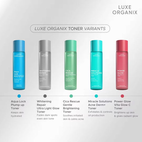 Luxe Organix  - Whitening Repair Ultra Light Glow “TONER” 150ml - ( Gray Bottle )