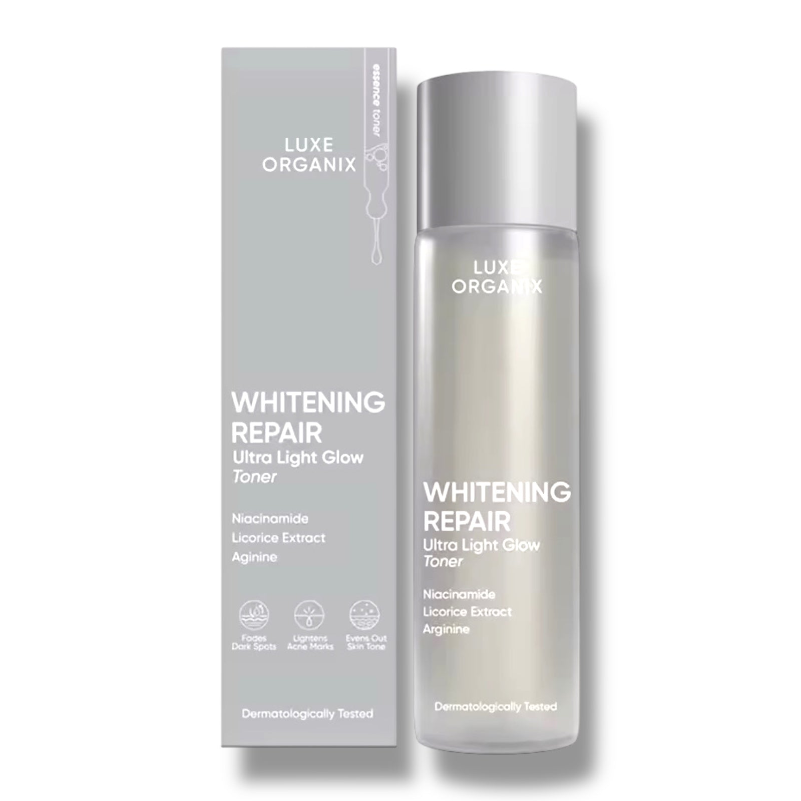 Luxe Organix  - Whitening Repair Ultra Light Glow “TONER” 150ml - ( Gray Bottle )