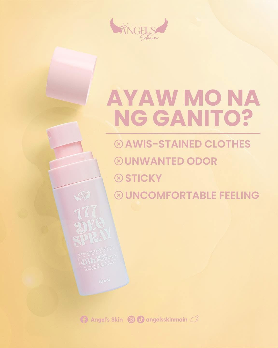 Angel Skin 777 Deo Spray 60ml