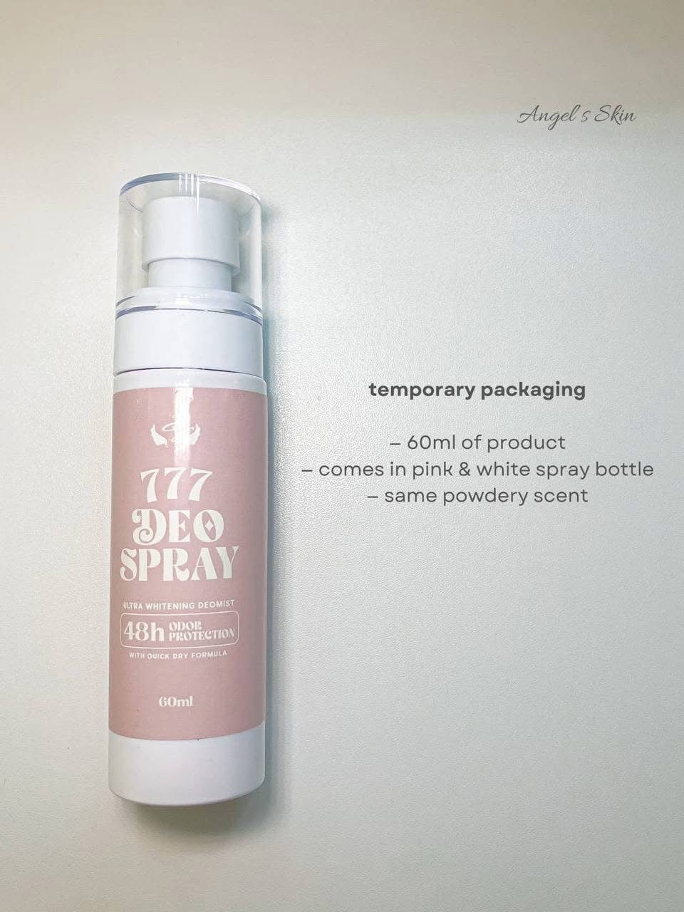 Angel Skin 777 Deo Spray 60ml