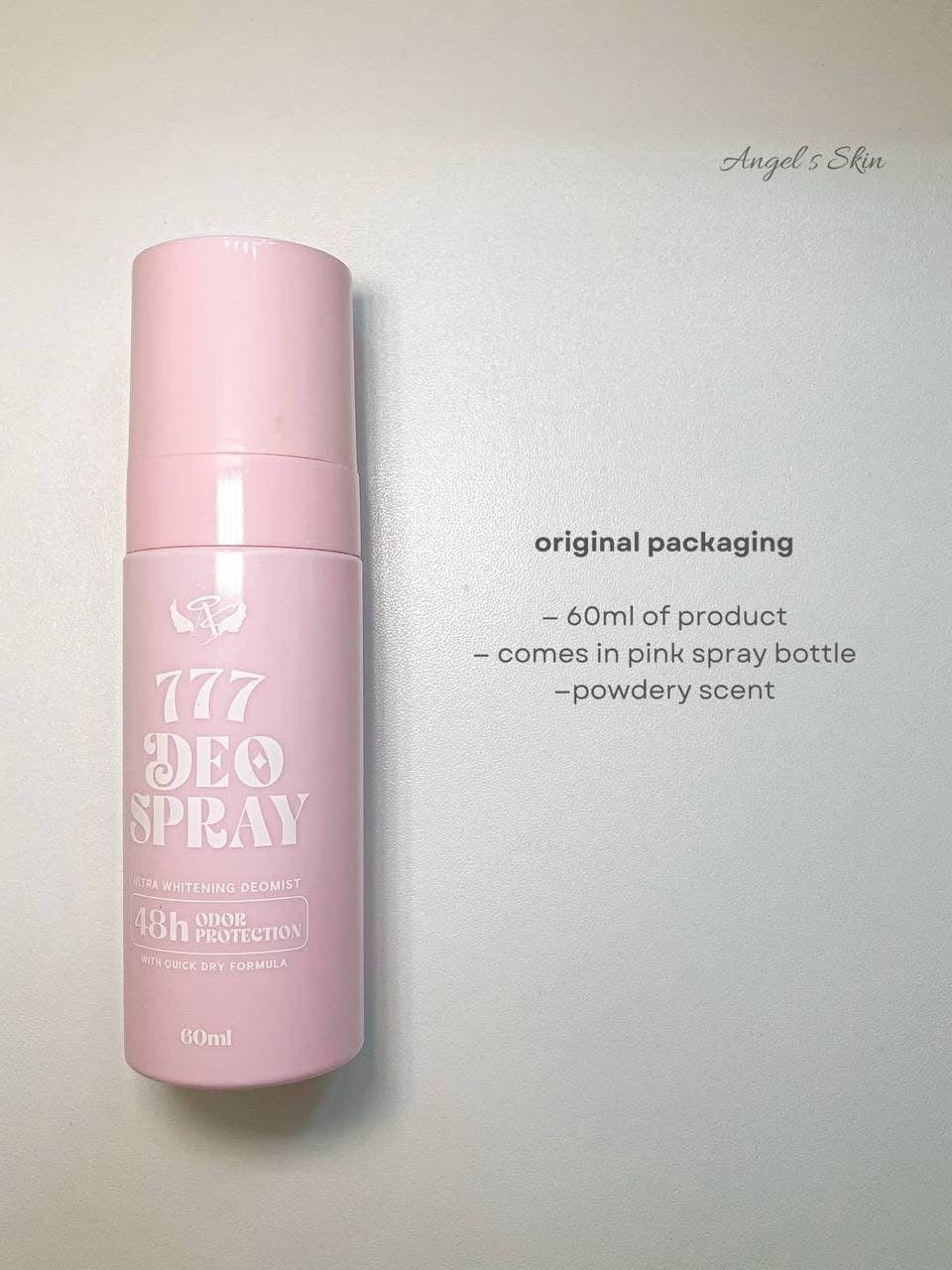 Angel Skin 777 Deo Spray 60ml