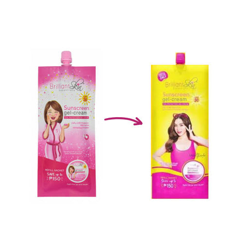 Brilliant Skin Essentials Sunblock / Sunscreen Cream Refill Sachet 50g