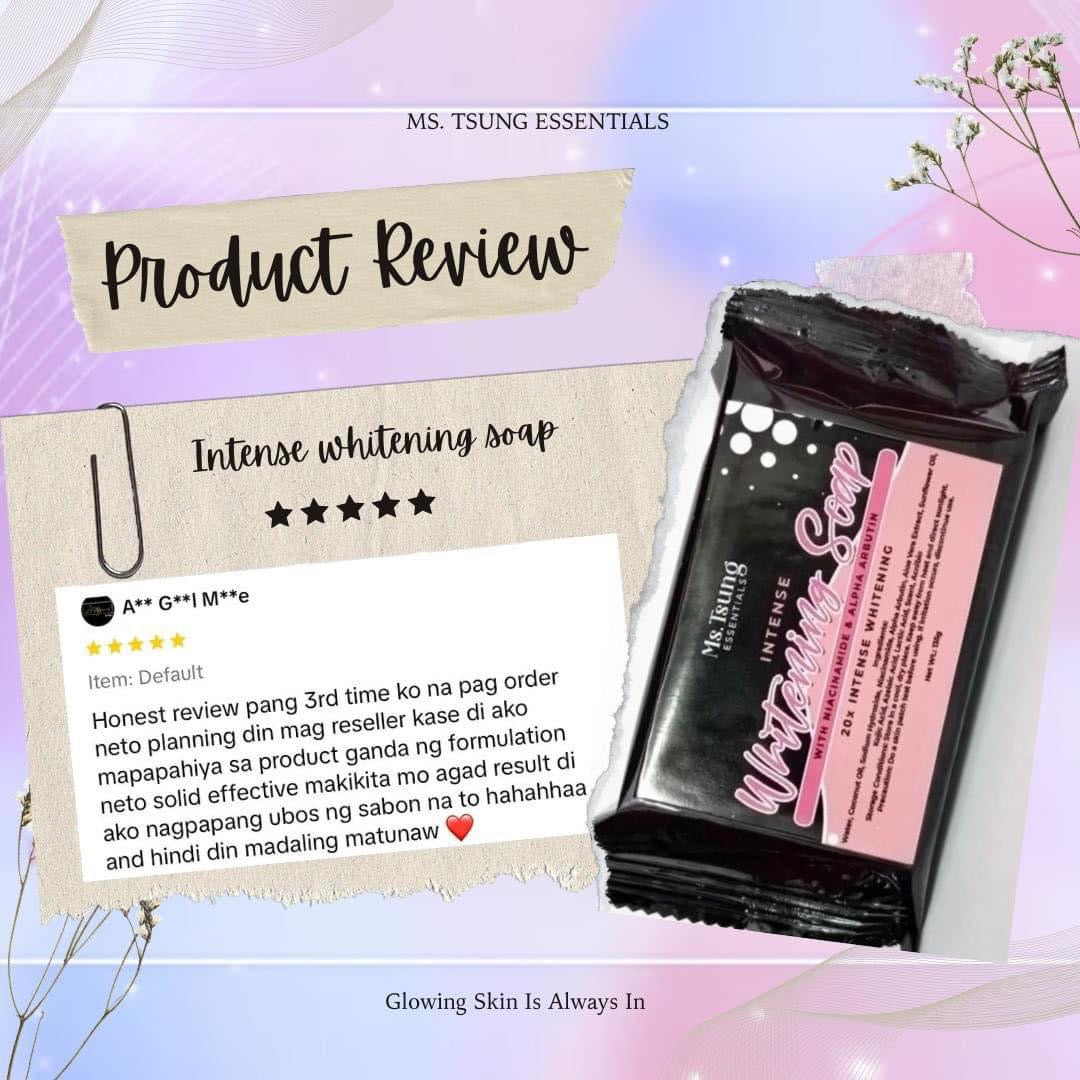 Ms. Tsung Essentials - Intense Whitening Soap with Niacinamide & Alpha Arbutin 135g
