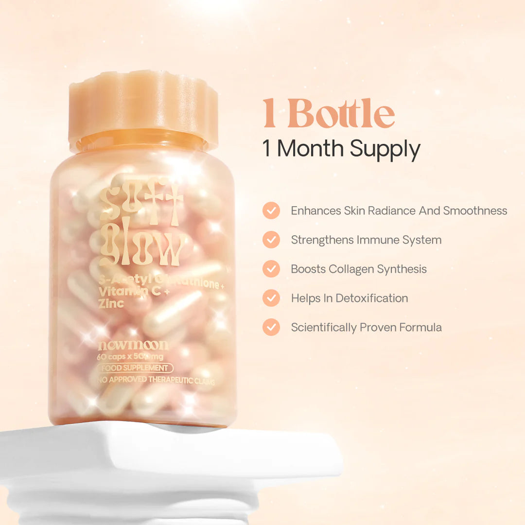 SOFT GLOW - NEW MOON Gluta Capsule ( 60 capsule ) BIG My Care Kits SOFT GLOW - NEW MOON Gluta Capsule ( 60 capsule ) BIG My Care Kits
