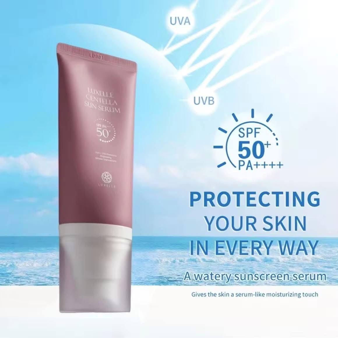 Luxelle - Centella Sun Serum SPF PA 50+ - 50ml