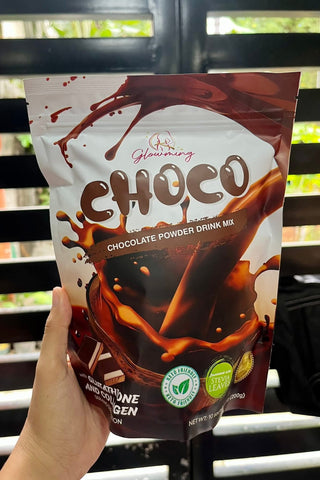 Glowming - CHOCO - Chocolate Powder Drink Mix - 10 sachet x 20g