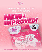 You Glow Babe - BEAUTY WHITE SOAP - New & Improved ( 6 X 70g soap )