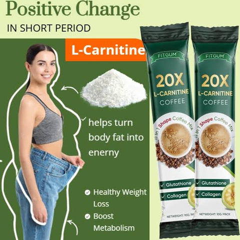 FITGUM - 20X Collagen Chia Coffee Mix 120g