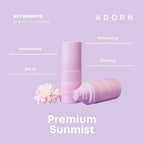 Adorn Premium Sunmist Facial Spray with SPF 40 - 50 ML