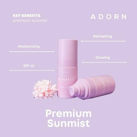 Adorn Premium Sunmist Facial Spray with SPF 40 - 50 ML