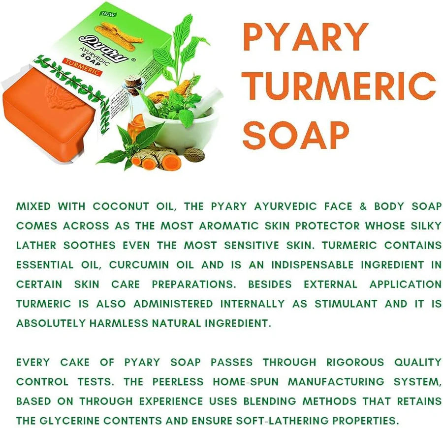 Pyary Ayurvedic -  Turmeric Soap 75g