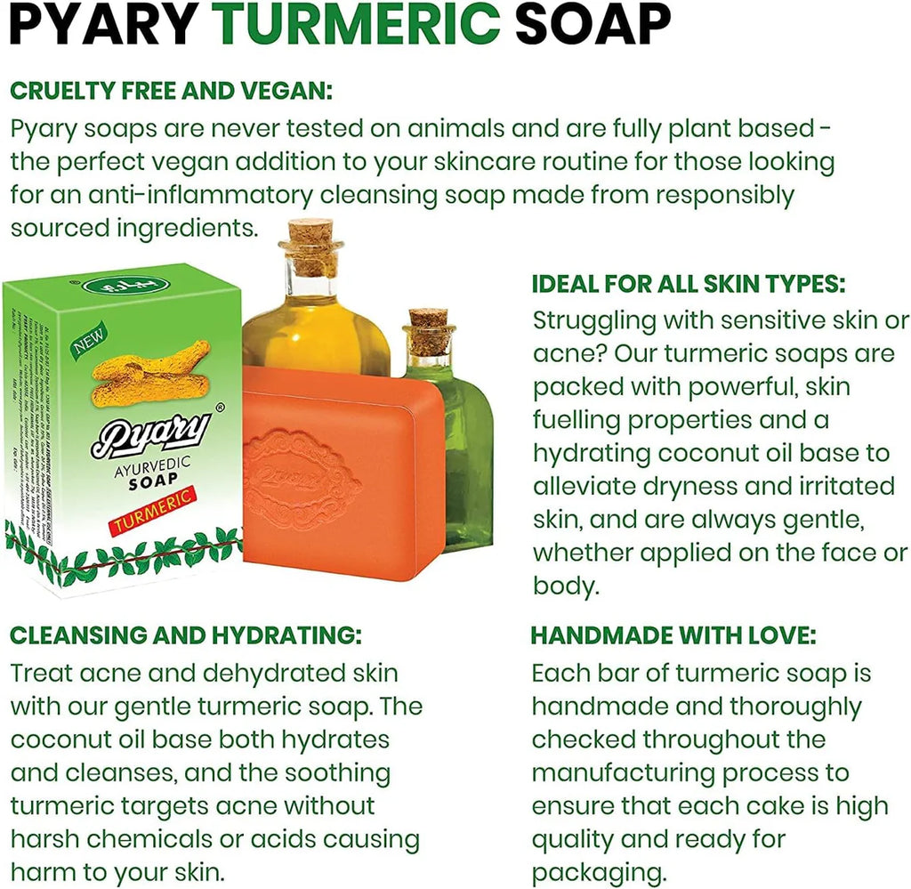Pyary Ayurvedic -  Turmeric Soap 75g
