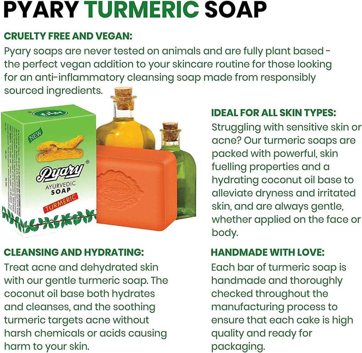 Pyary Ayurvedic -  Turmeric Soap 75g
