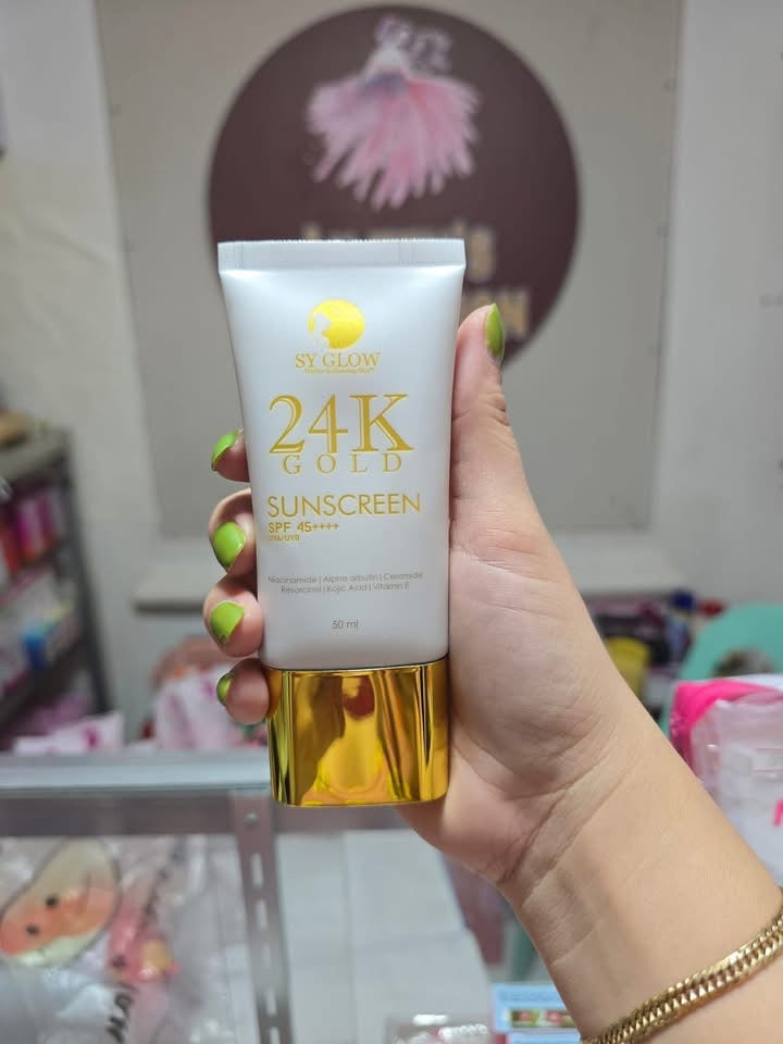 Sy Glow - 24k Gold SUNSCREEN SPF 45++++ 50ml
