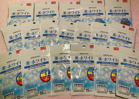 DAISO - Beauty White 30 tablets( Blue sachet )