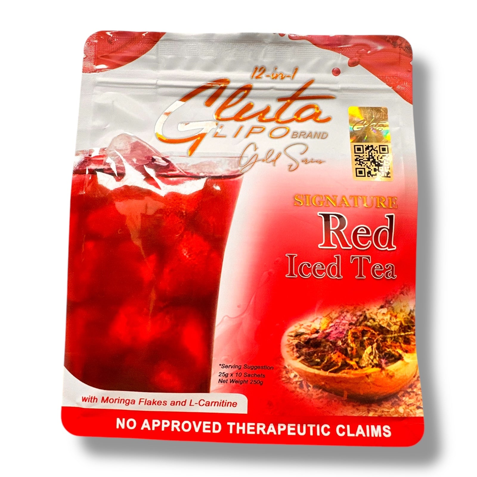 Gluta Lipo Gold Series - RED ICED TEA - 10 sachet