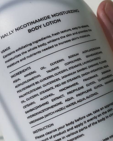 Hally - Nicotinamide Moisturizing Body Lotion 250ml