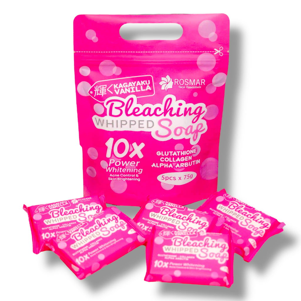 Rosmar - Kagayaku Vanilla Bleaching Whipped Soap 75g X 5 pcs ( POUCH 5pc )