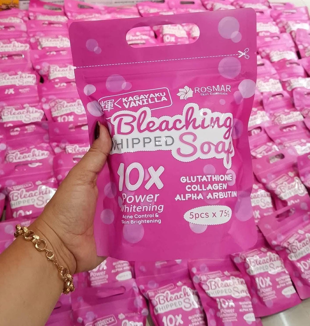 Rosmar - Kagayaku Vanilla Bleaching Whipped Soap 75g X 5 pcs ( POUCH 5pc )
