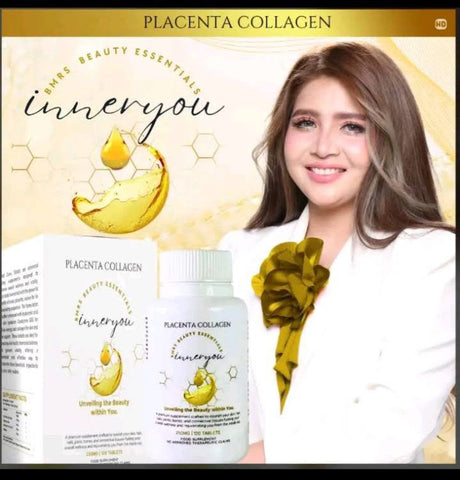 BMRS Beauty Essentials - PLACENTA COLLAGEN INNERYOU Tablets 250mg ( 120 tablets )