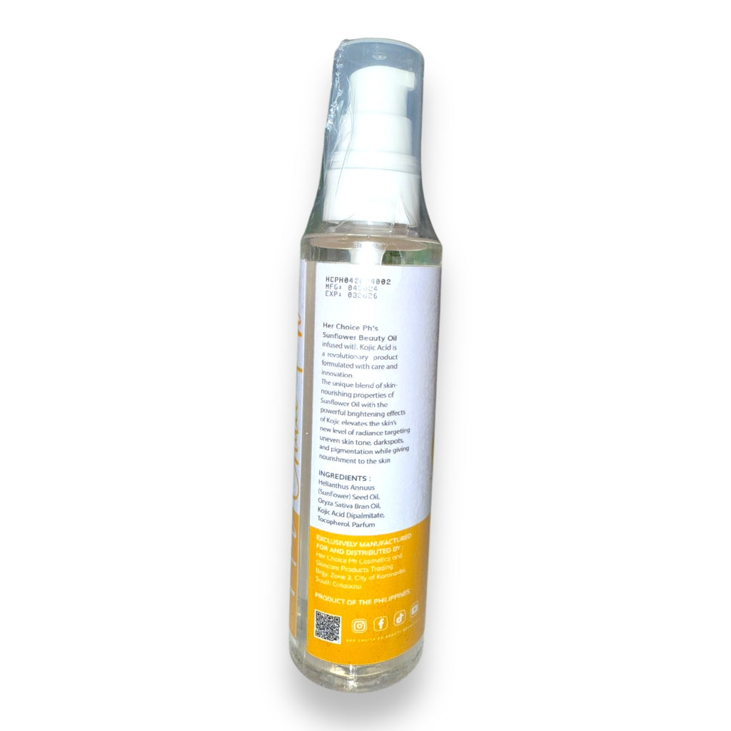 Her Choice - Sunflower Beauty Oil with Kojic Acid 100ml