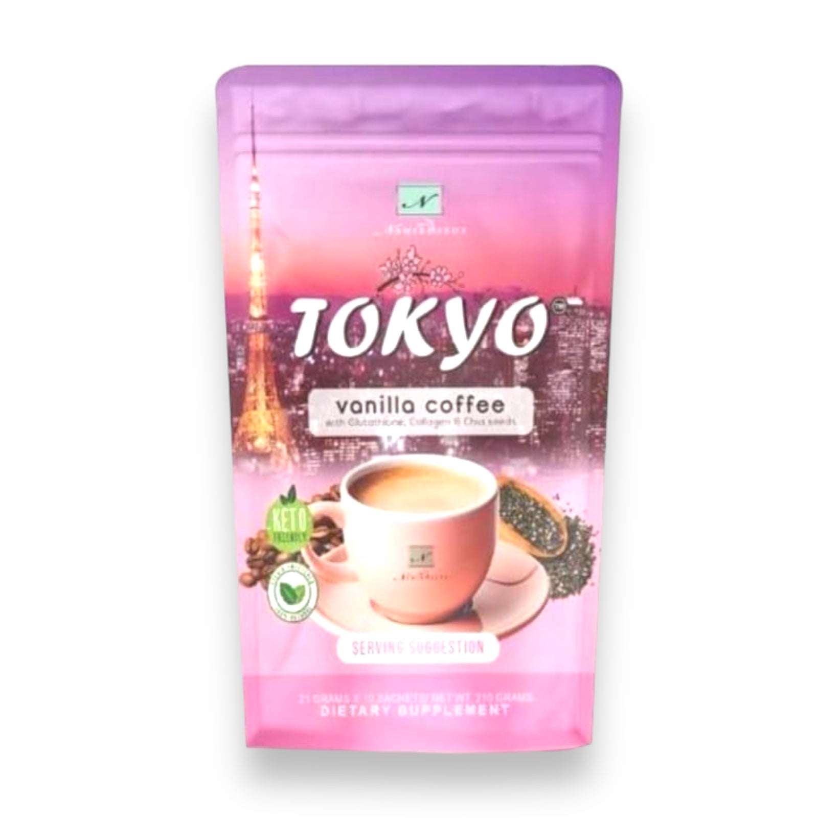 Tokyo Vanilla Coffee - NAMIROSEUS Slimming Coffee 10 x 21g