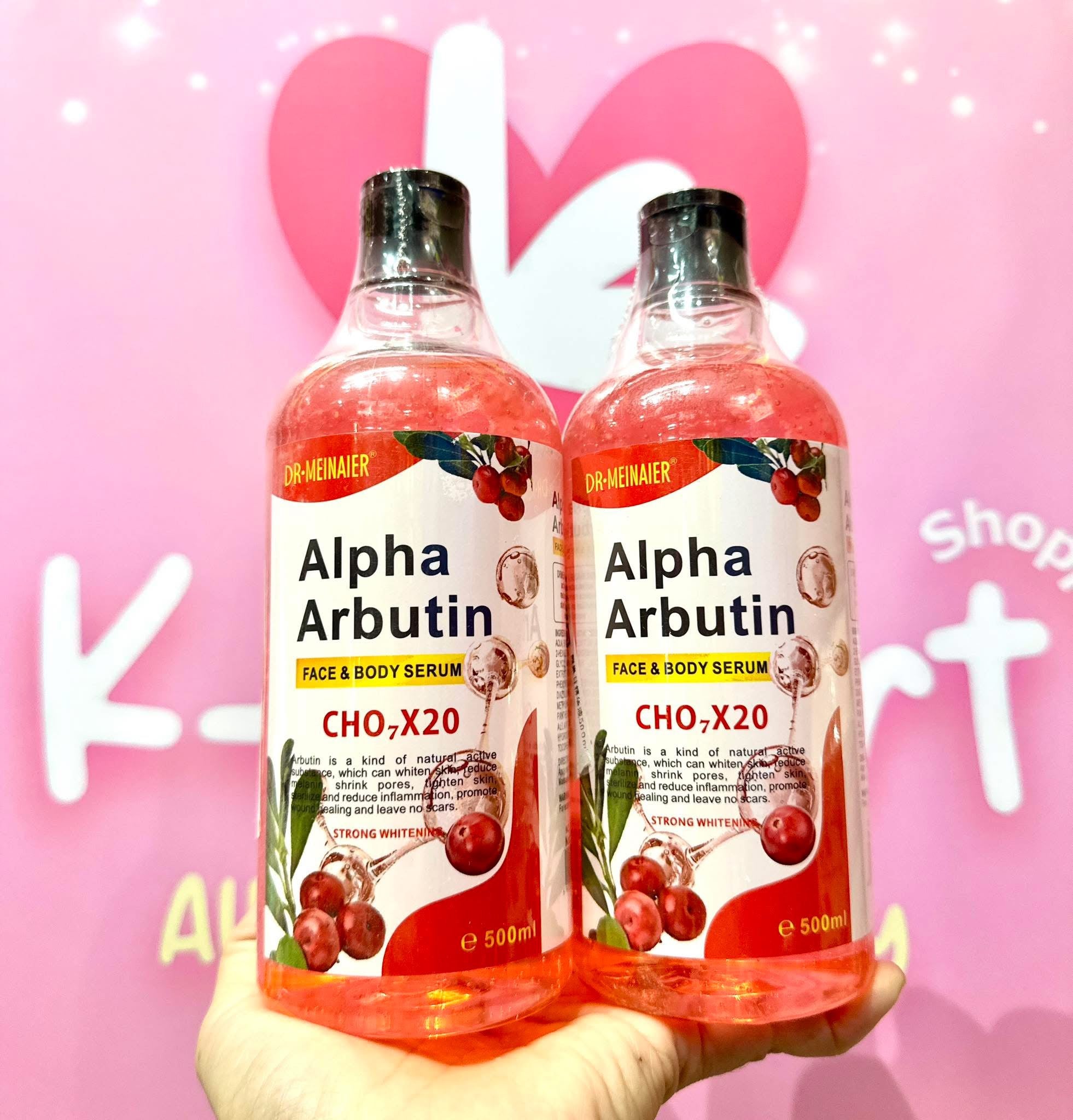 Dr. Meinaier Alpha Arbutin Face & Body Serum 500ml