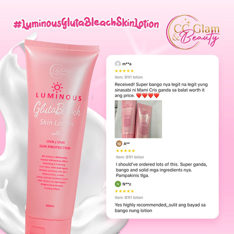 CC Glam and Beauty - Luminous Gluta Bleach Skin Lotion