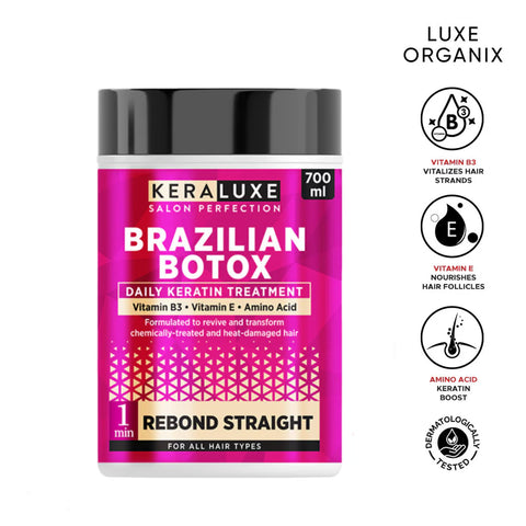 KERA LUXE - BRAZILIAN BOTOX “ Rebond Straight 700 ML ( PINK )