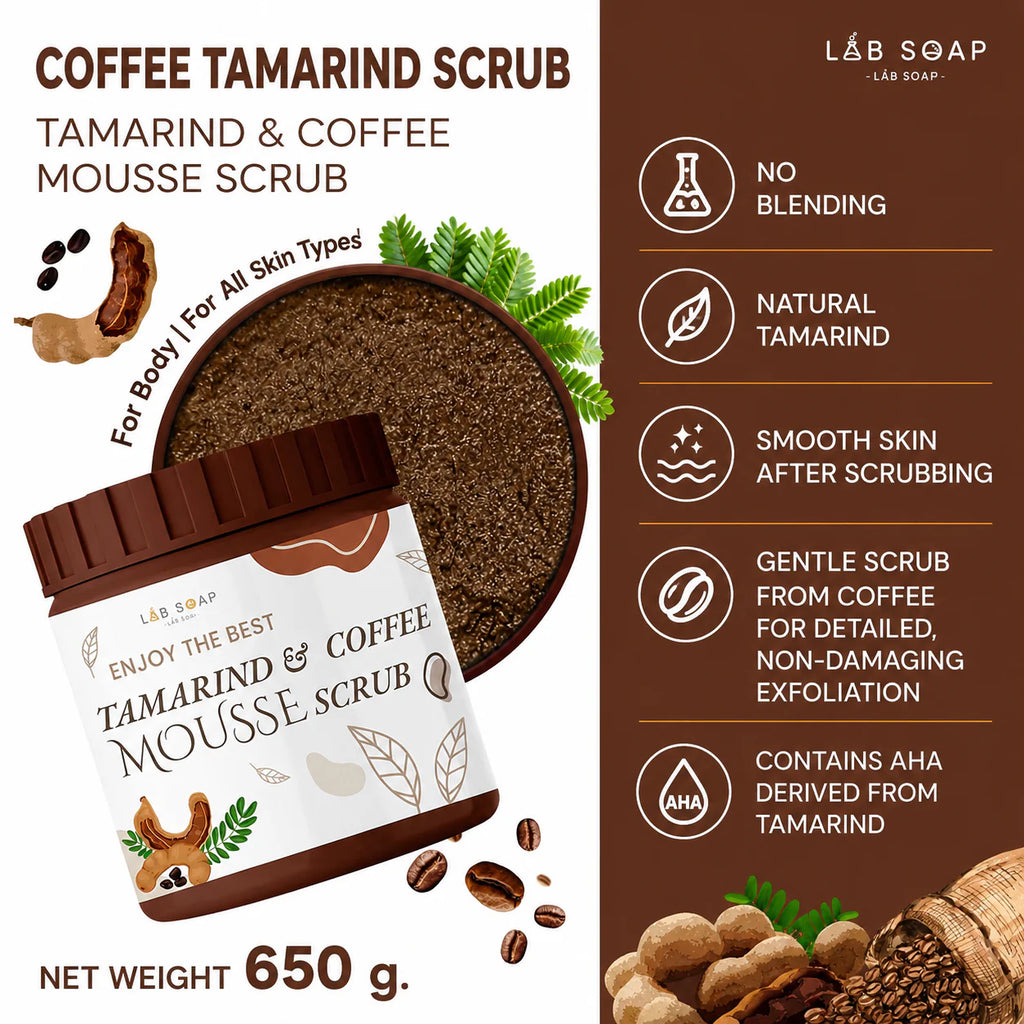 Lab Soap - Tamarind & Coffee Mousse Scrub 650g